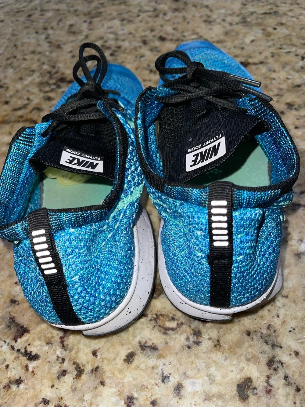 Nike Flyknit Zoom Blue Running Shoes